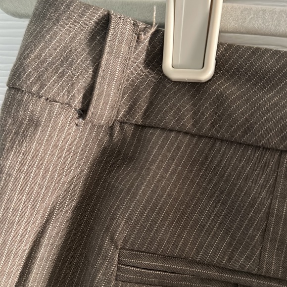 New York & Company Stretch Taupe/Tan/Beige Dress Pants with Stripes - Picture 13 of 13